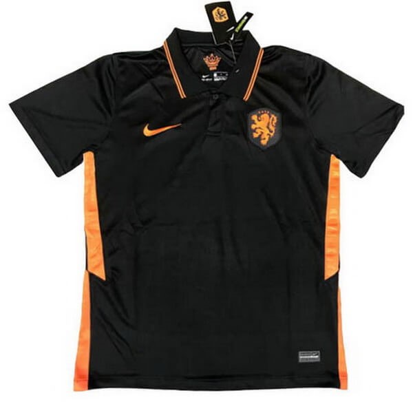 Tailandia Camiseta Países Bajos Segunda equipación 2020 Negro